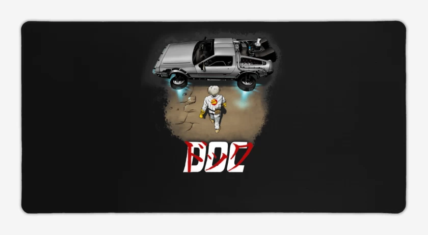 Mouse pad Gamer Delorean Doc 