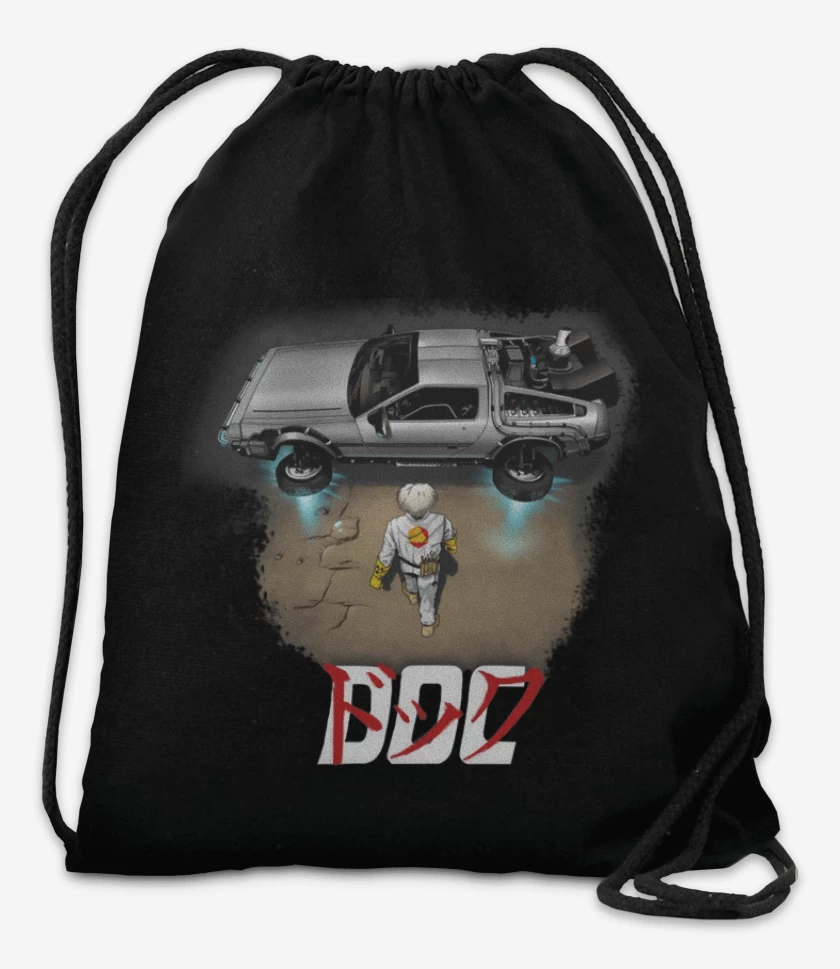 Mochila Negro de Delorean Doc 