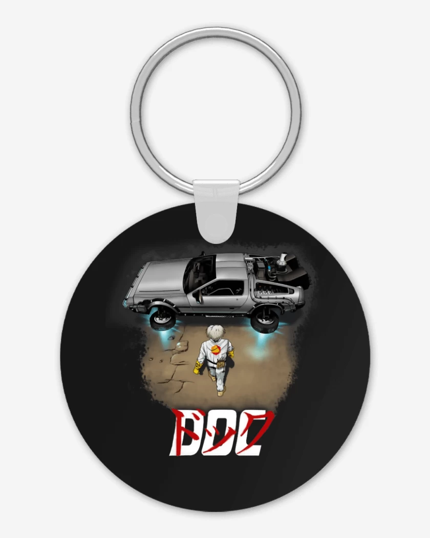 Llavero Delorean Doc 