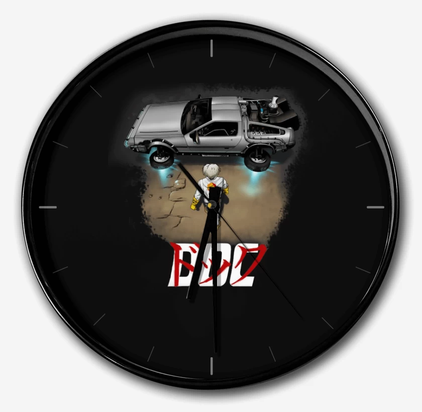 Reloj Negro de Delorean Doc 