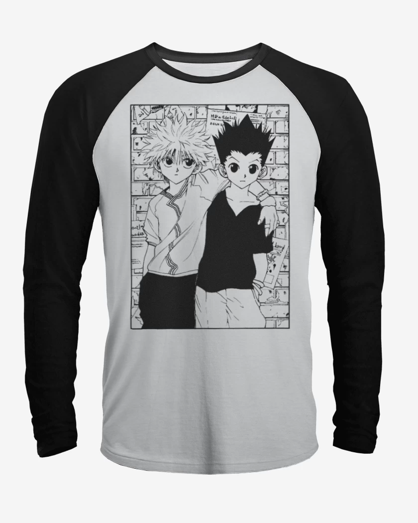Polera Raglan Gon y Killua