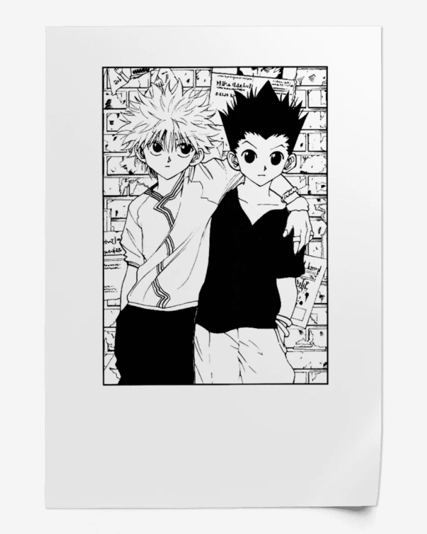 Print Gon y Killua