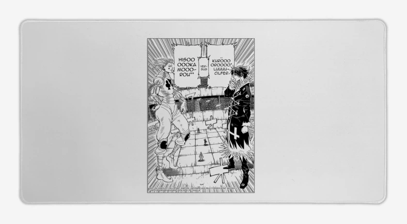 Mouse pad Gamer hisoka vs kuroro