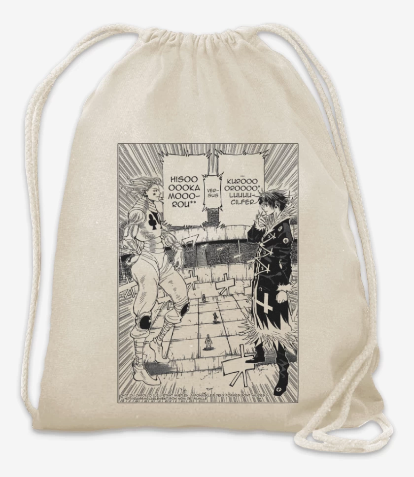 Mochila Blanco de hisoka vs kuroro