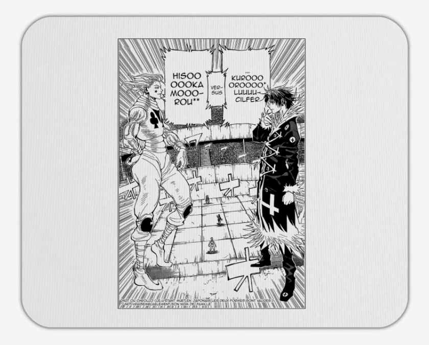 Mousepad hisoka vs kuroro