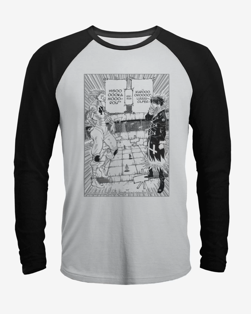 Polera Raglan hisoka vs kuroro