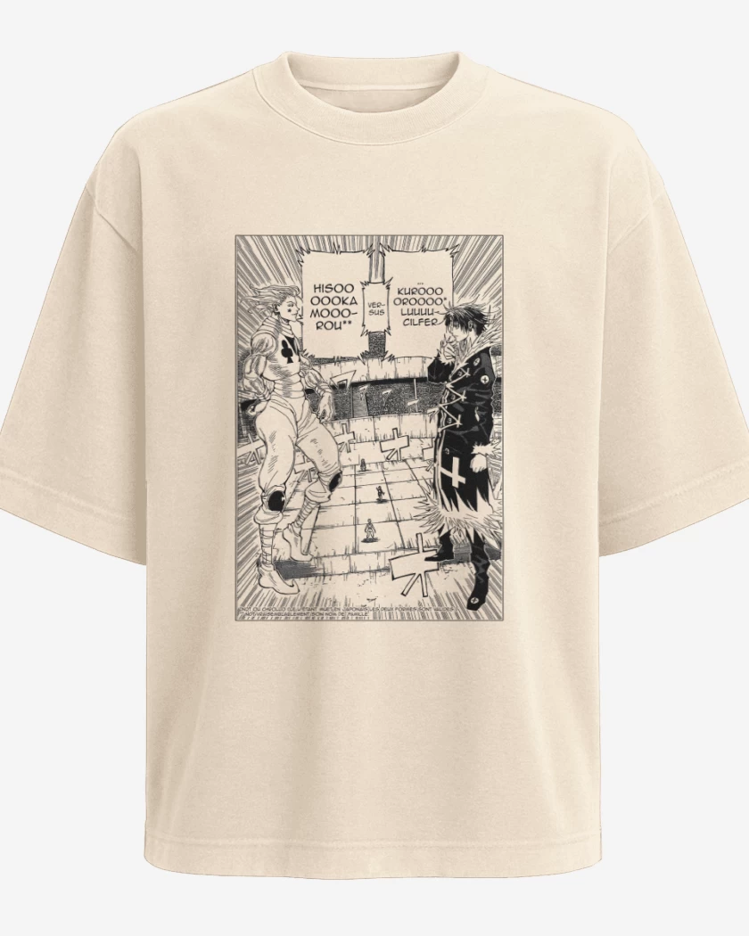 Polera Oversize hisoka vs kuroro