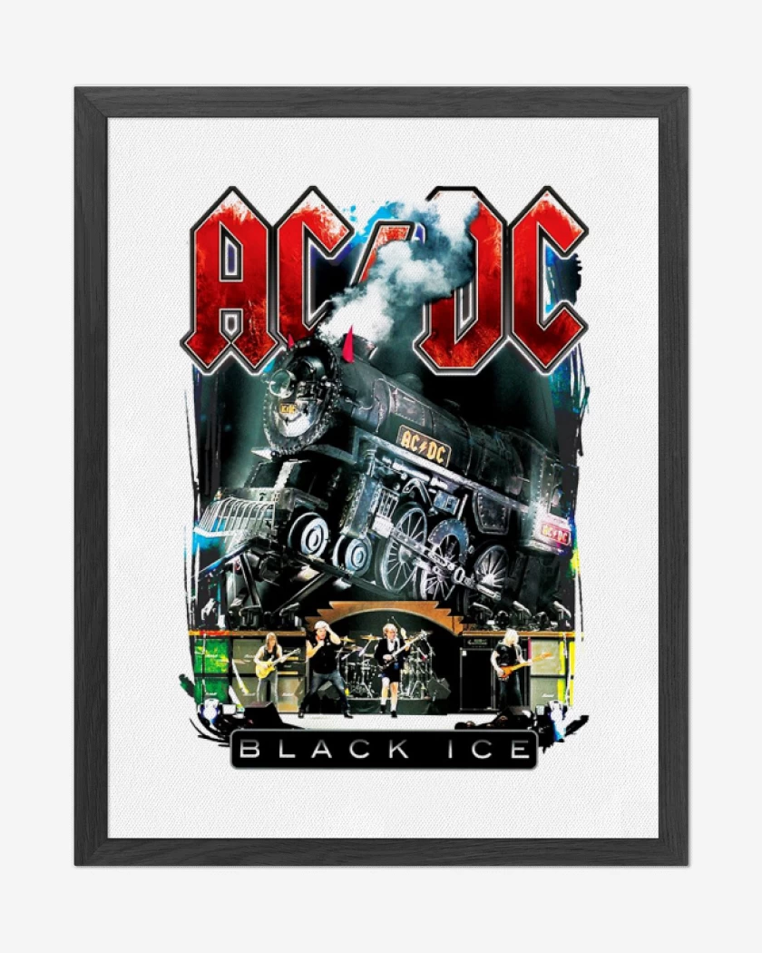 Cuadro decorativo AC DC Black ice