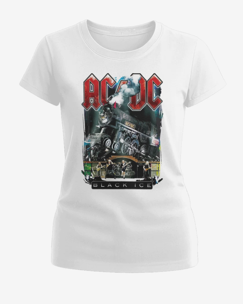 Polera de Mujer AC DC Black ice