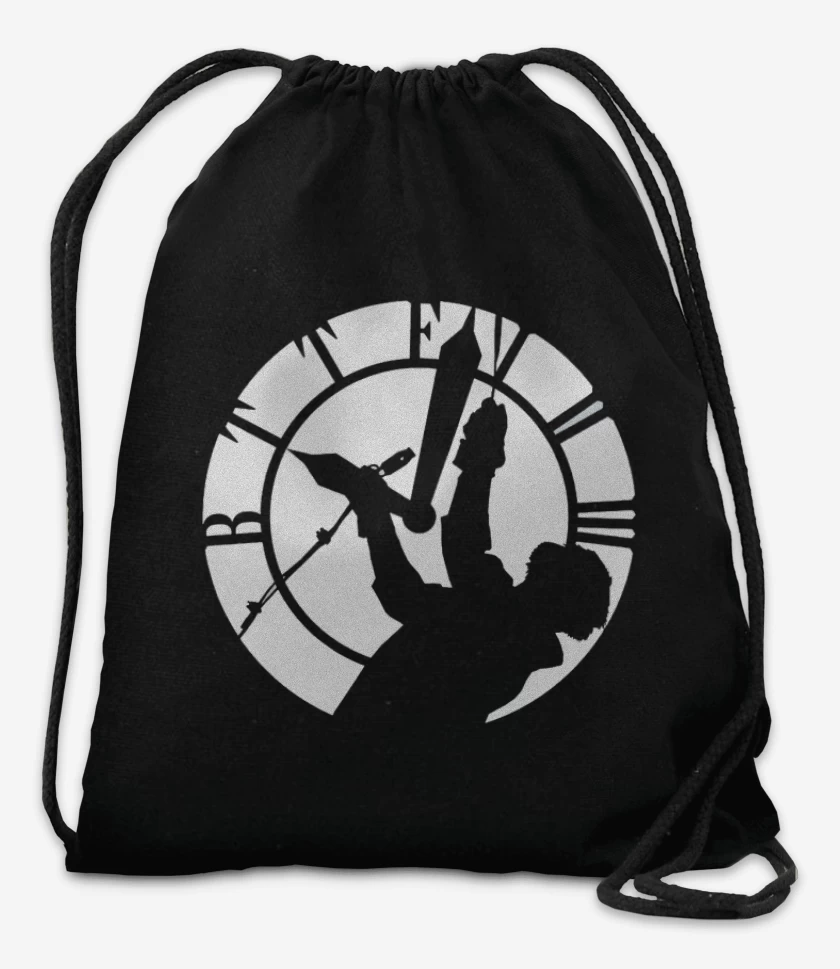 Mochila Negro de BTTF CLOCK