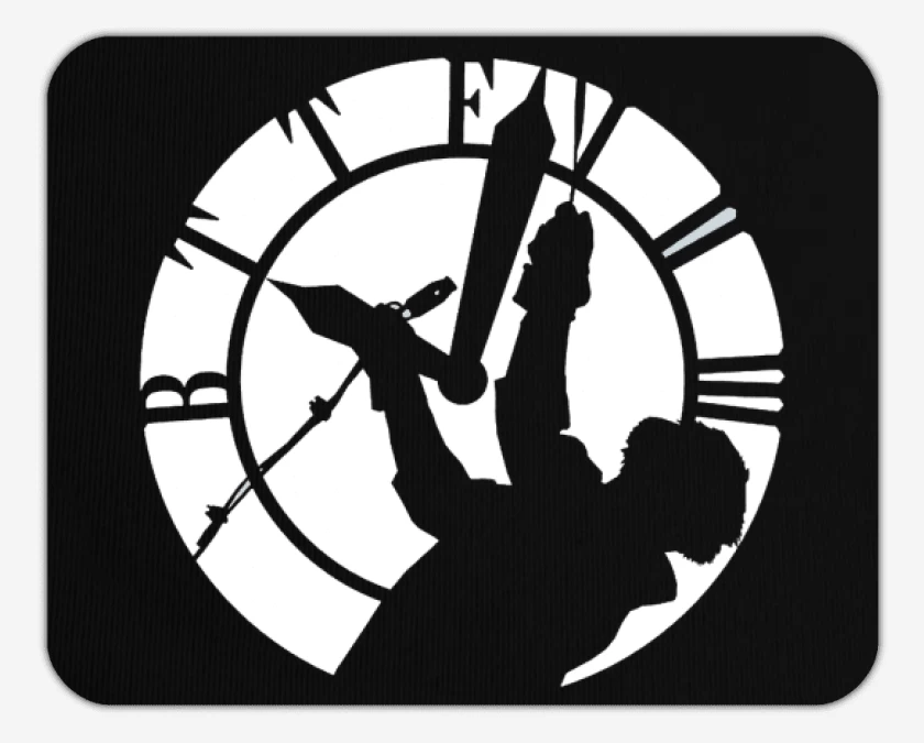 Mousepad BTTF CLOCK