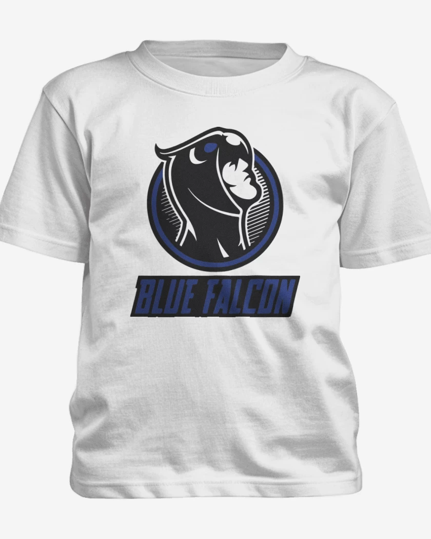 Polera de niño Blanco de blue falcon