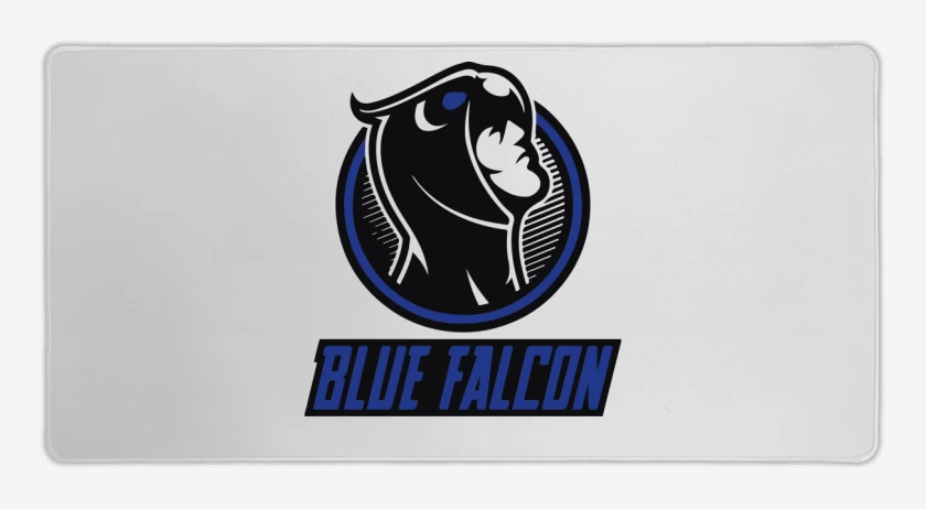 Mouse pad Gamer Blanco de blue falcon