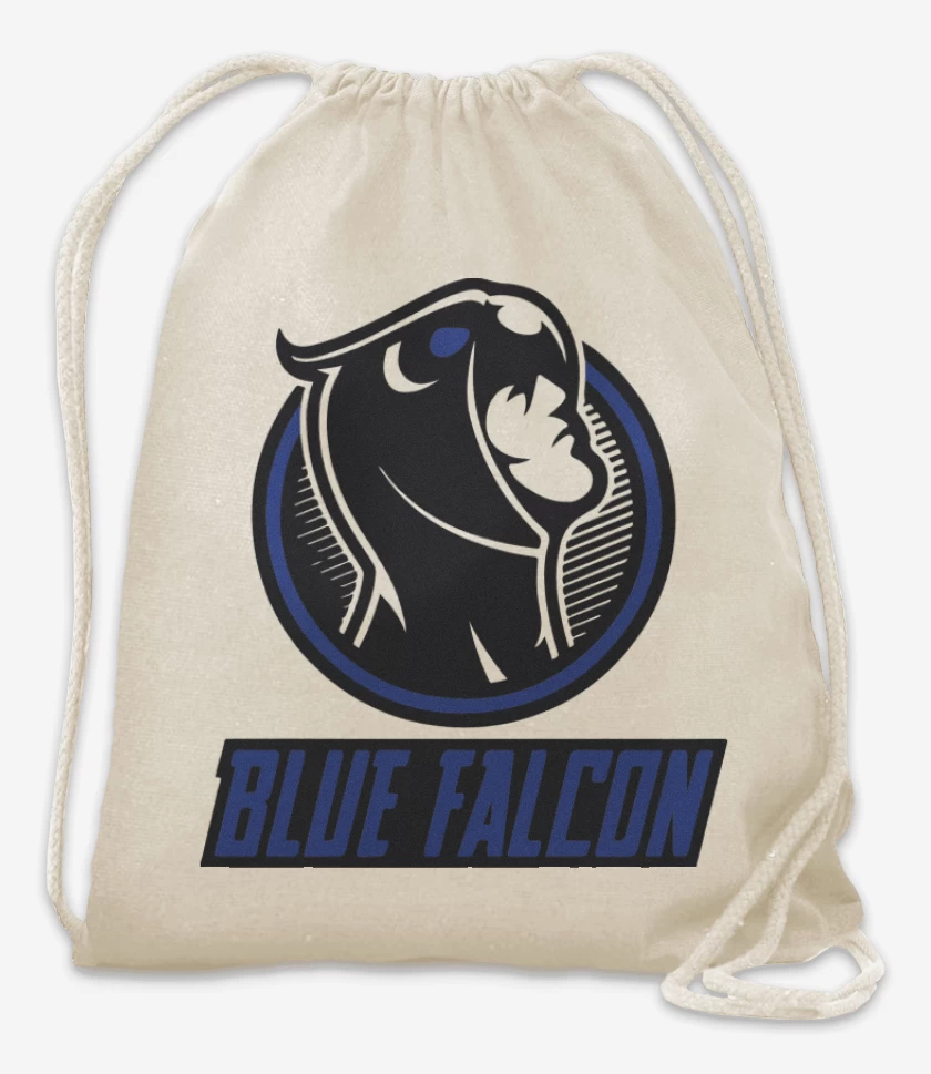 Mochila Blanco de blue falcon