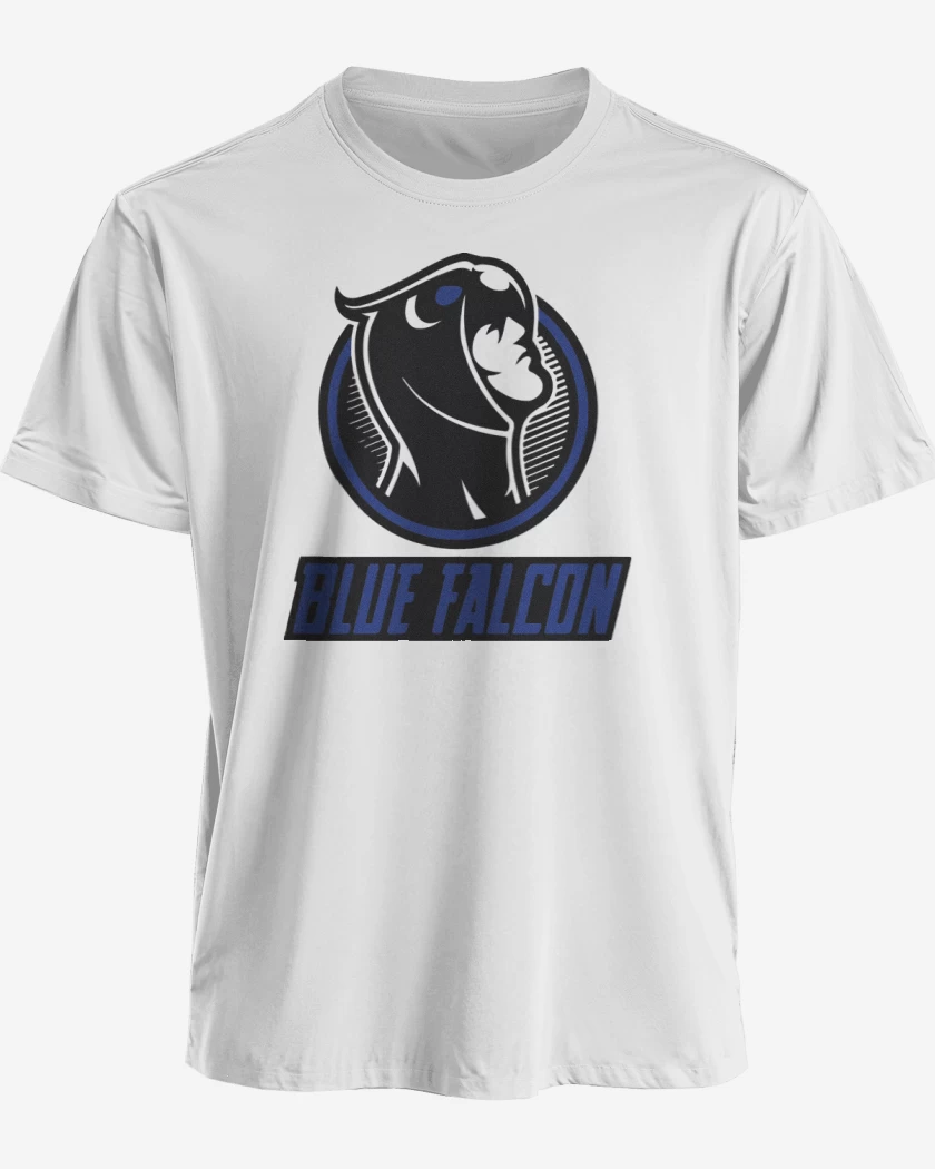 Polera premium Blanco de blue falcon
