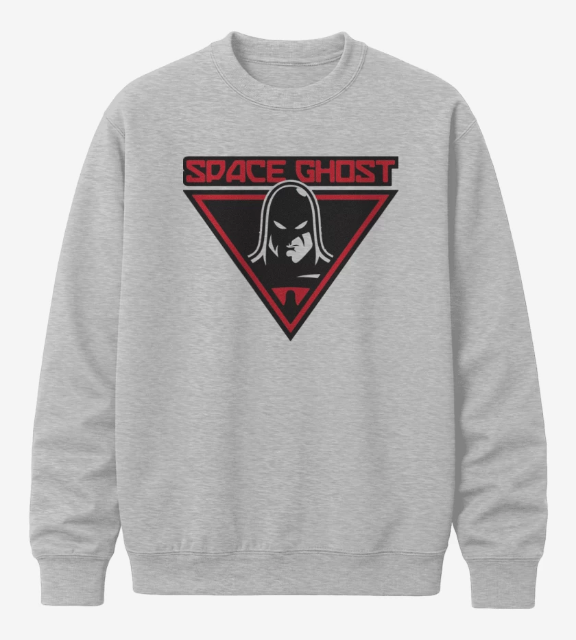Poleron polo Gris Melange de Space ghost