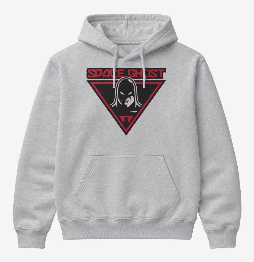 Poleron Canguro básico Gris Melange de Space ghost