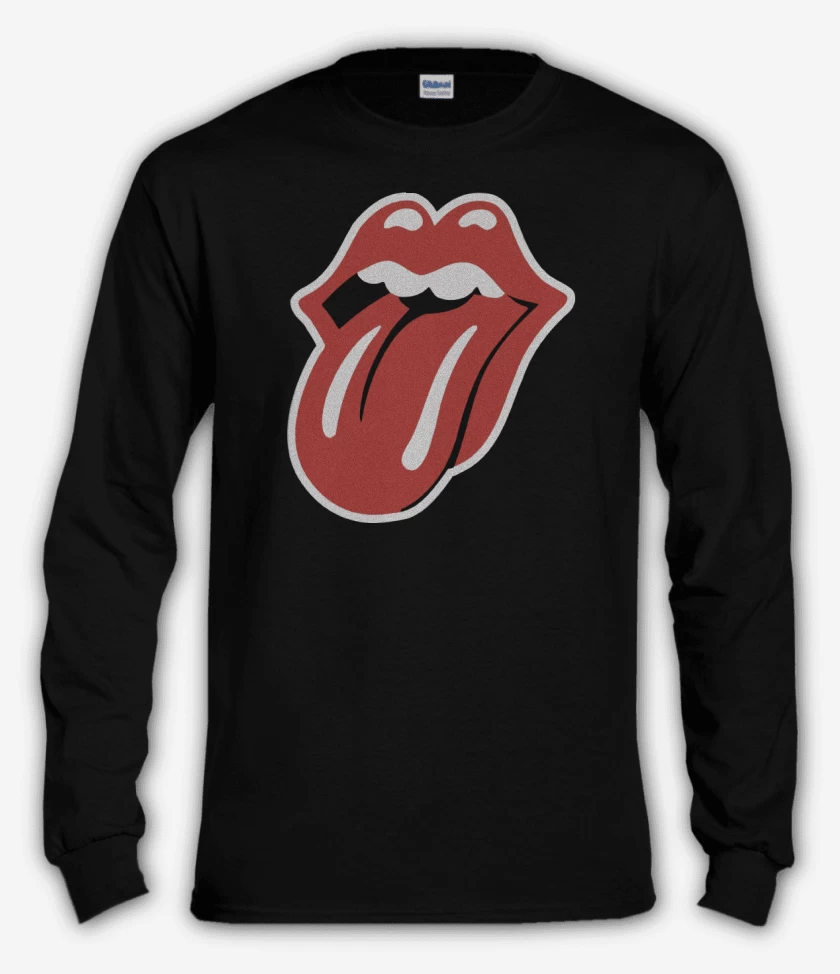 Polera manga larga Negro de Rolling stones
