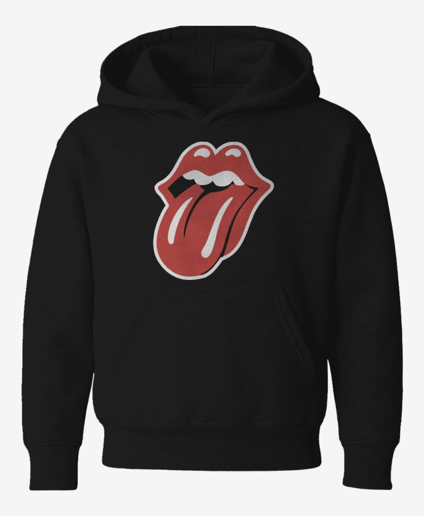 Poleron de niño Negro de Rolling stones