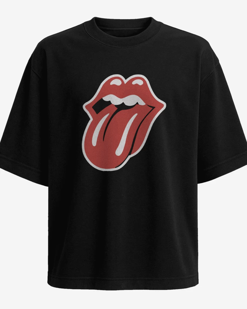 Polera Oversize Rolling stones