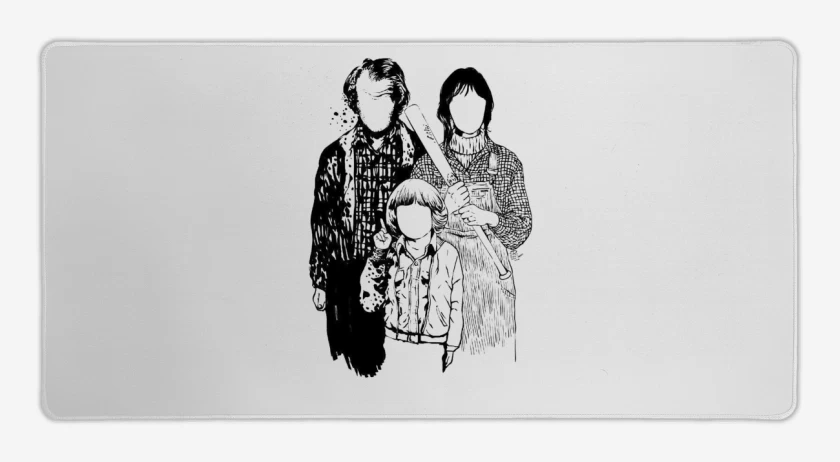 Mouse pad Gamer Familia shining