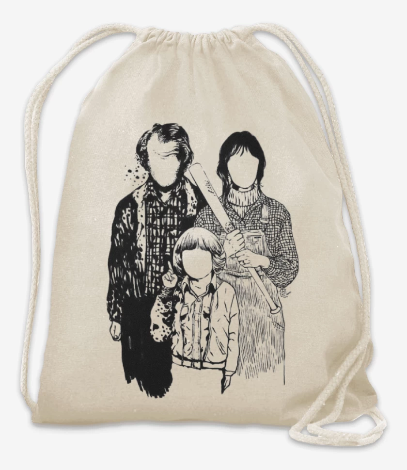Mochila Blanco de Familia shining