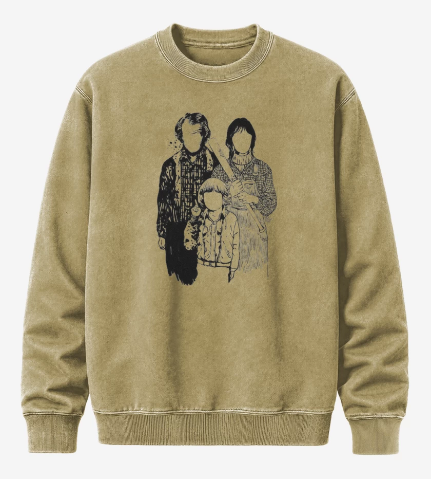 Poleron Polo Acid Wash Beige de Familia shining