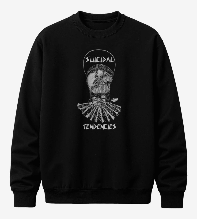 Poleron polo Negro de Suicidal Tendencies 