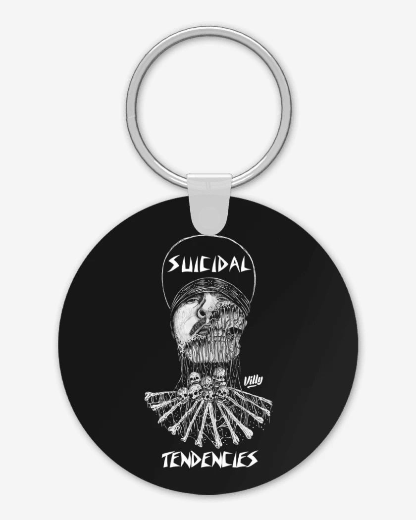 Llavero Negro de Suicidal Tendencies 