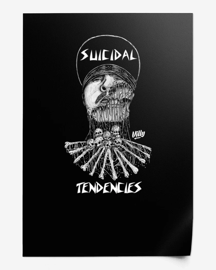 Print Suicidal Tendencies 