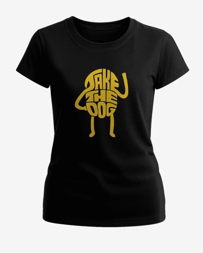 Polera de Mujer Negro de JAKE EN LETRAS 