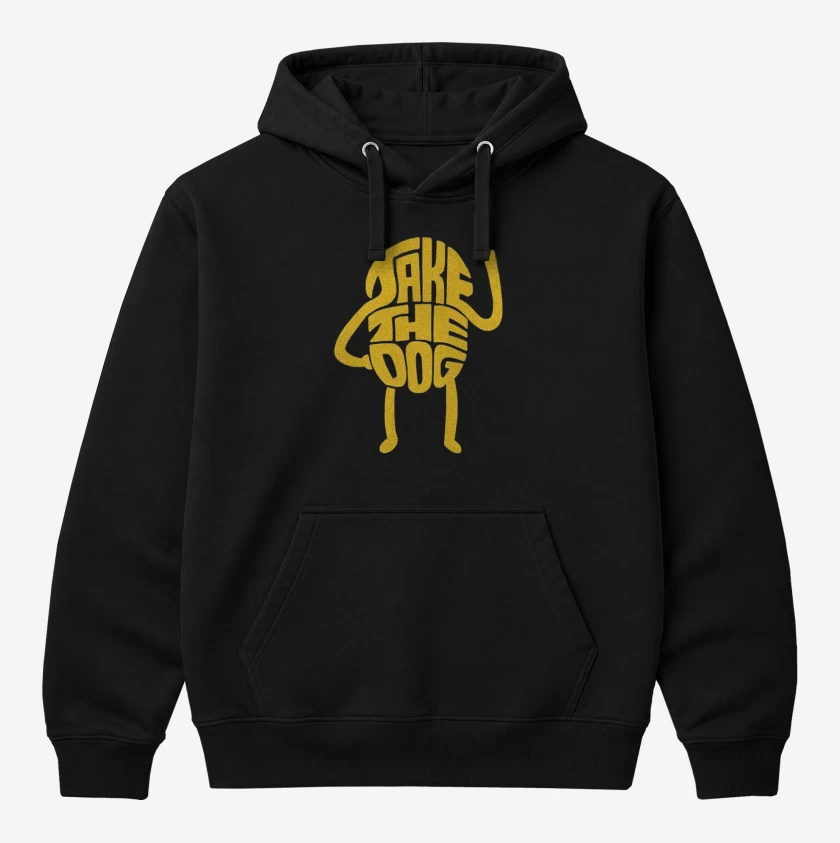 Polerón Canguro Negro de JAKE EN LETRAS 