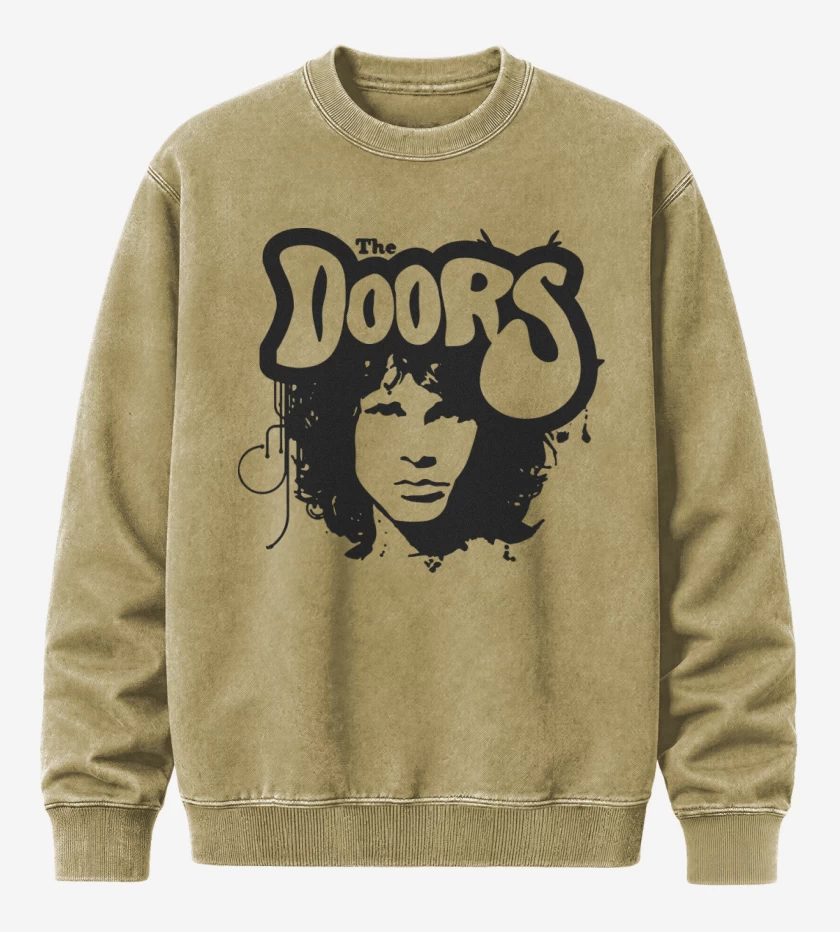 Poleron Polo Acid Wash Beige de The Doors