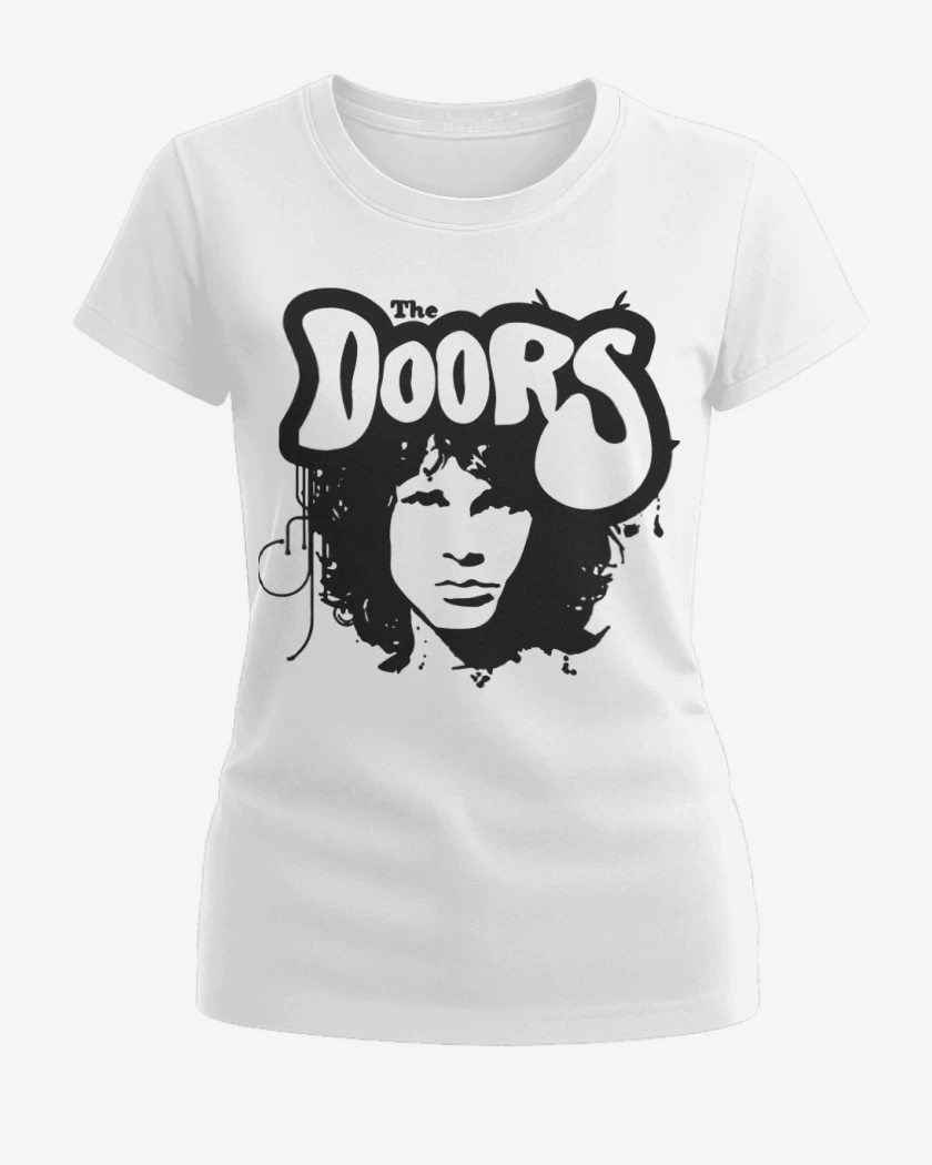 Polera de Mujer Blanco de The Doors