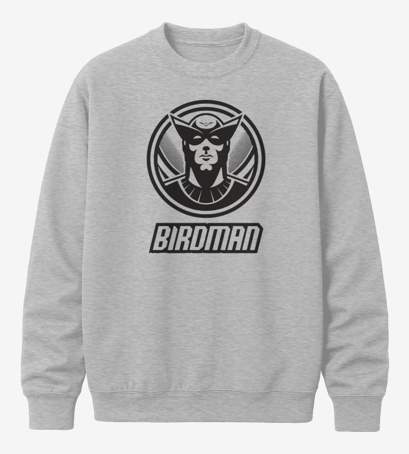 Poleron polo Gris Melange de Birdman