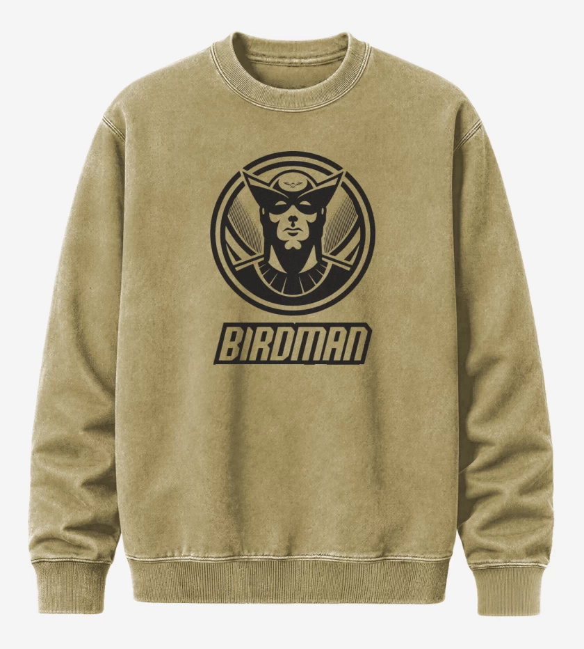 Poleron Polo Acid Wash Beige de Birdman