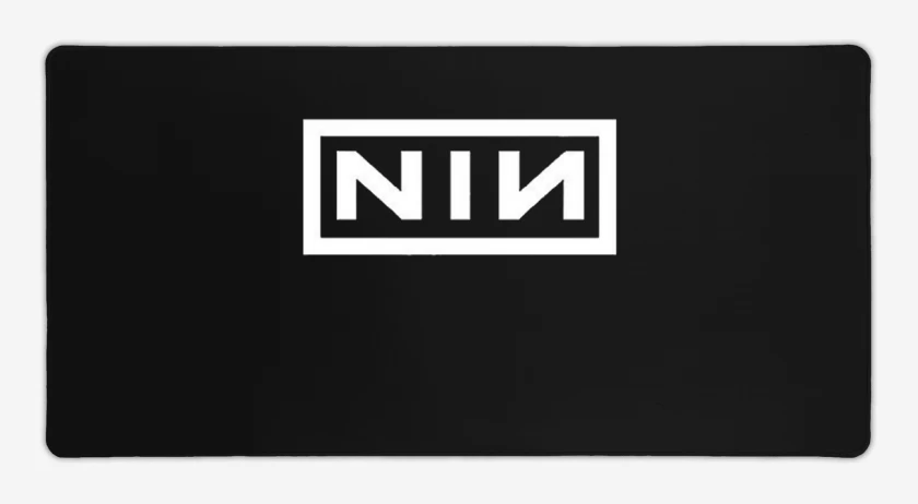 Mouse pad Gamer Negro de NIN