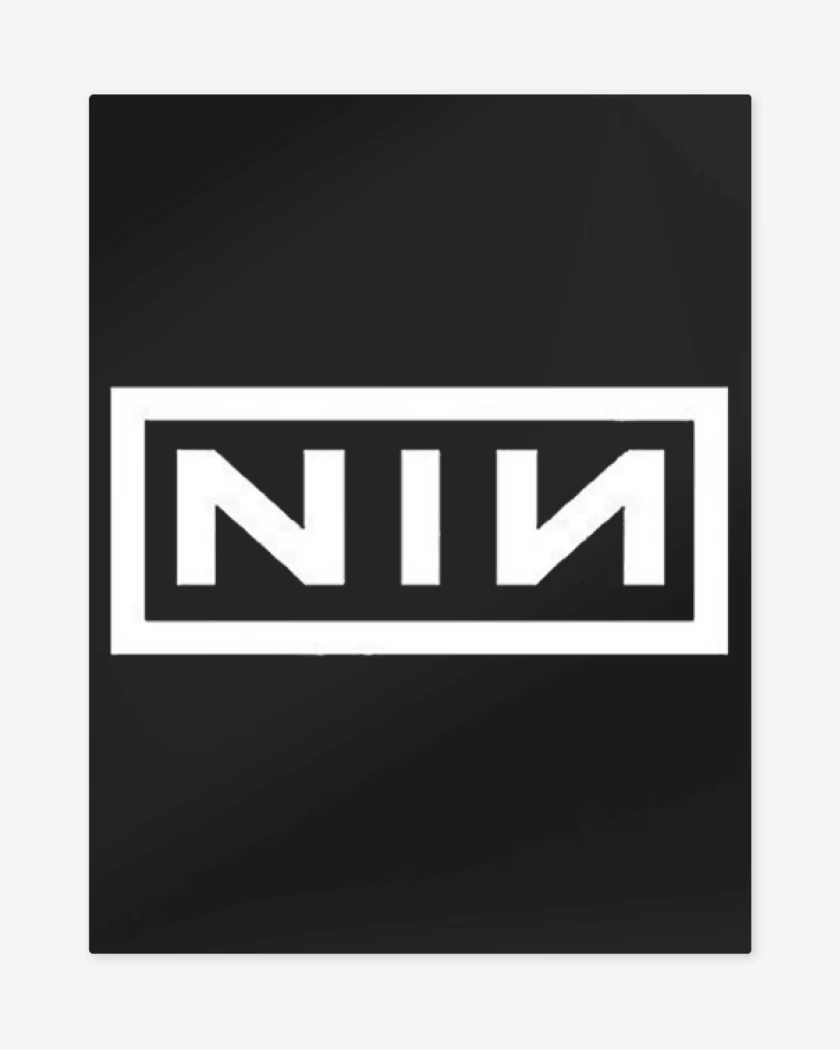 Print metalico NIN