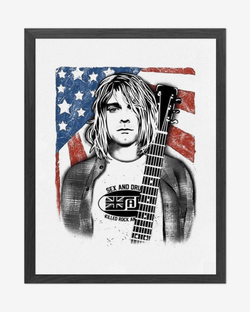 Cuadro decorativo Kurt Guitar 