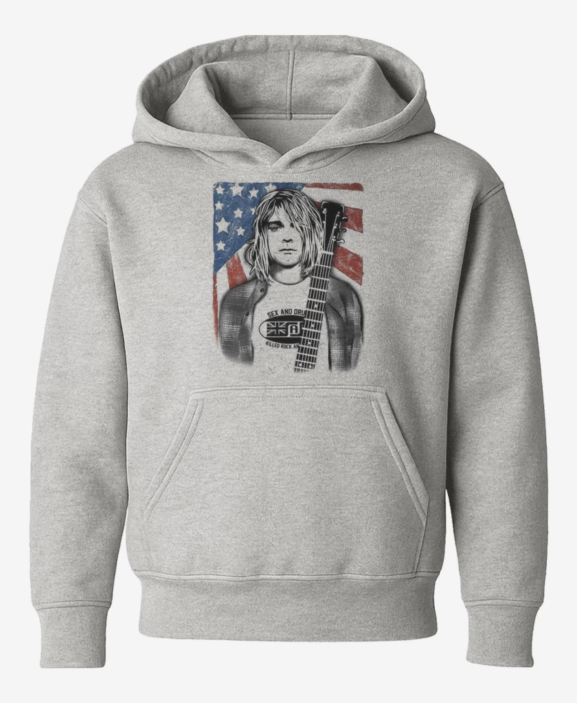 Poleron de niño Gris Melange de Kurt Guitar 