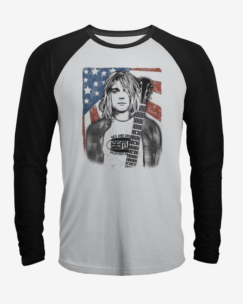Polera Raglan Kurt Guitar 