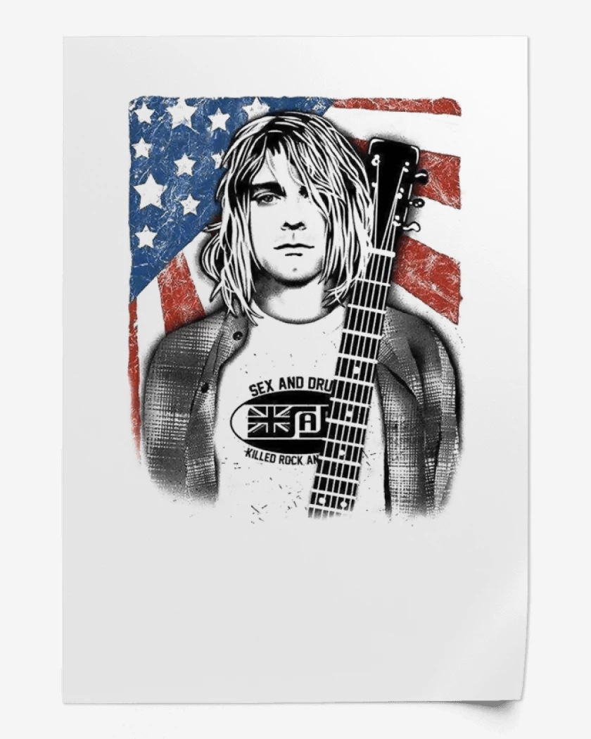 Print Kurt Guitar 