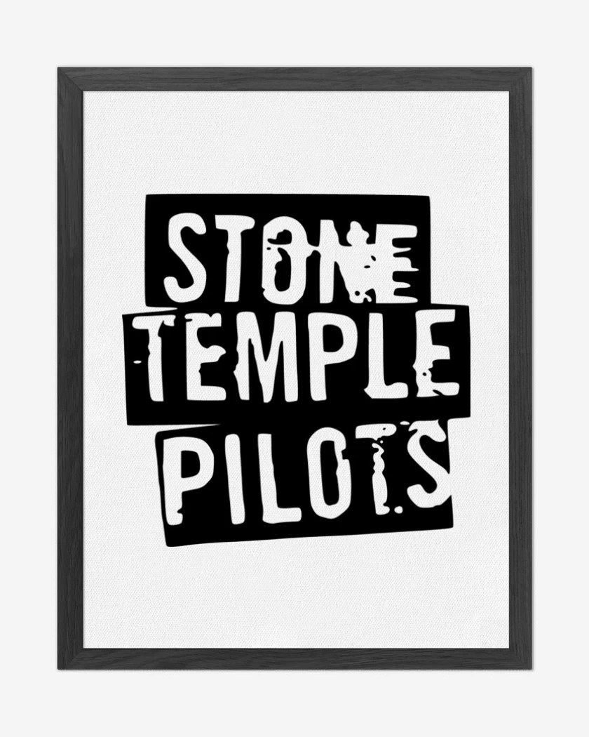 Cuadro decorativo Blanco de Stone Temple Pilots 3