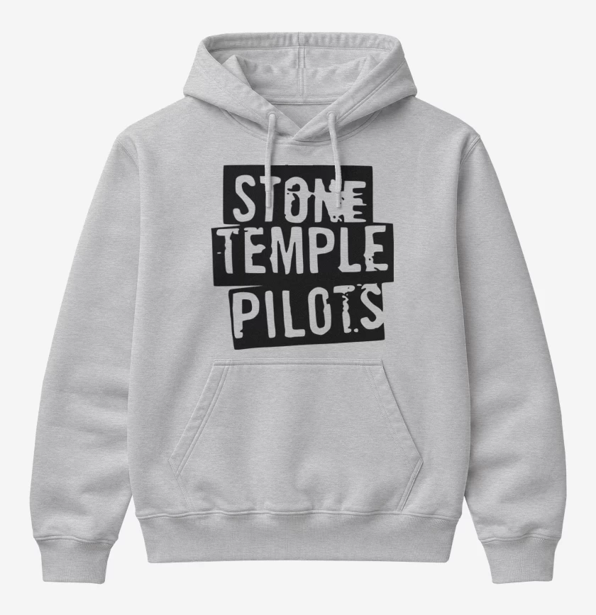 Poleron Canguro básico Gris Melange de Stone Temple Pilots 3