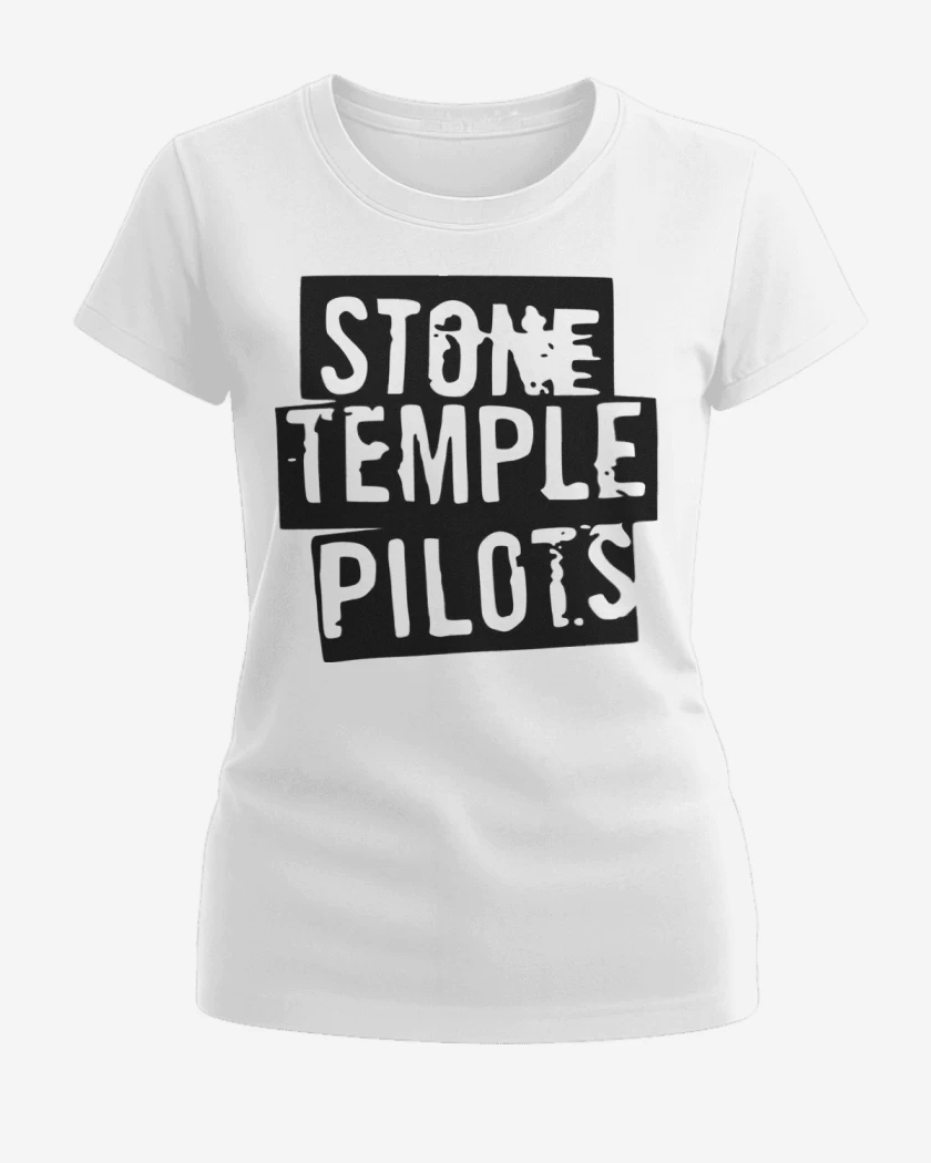 Polera de Mujer Blanco de Stone Temple Pilots 3