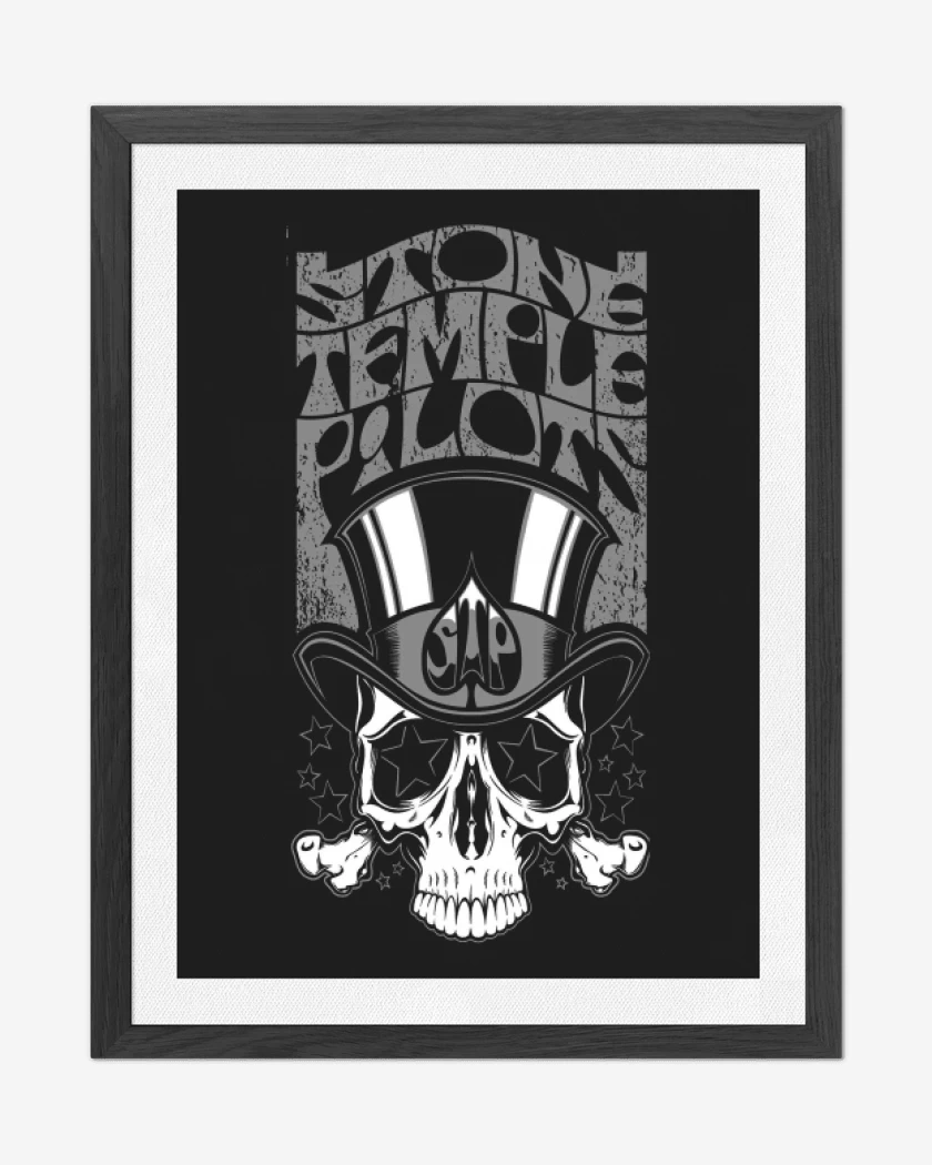 Cuadro decorativo Negro de Stone Temple Pilots 4