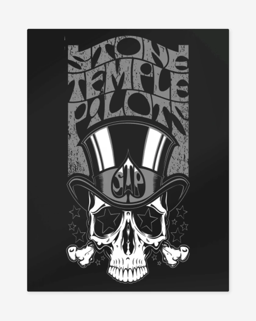 Print metalico Negro de Stone Temple Pilots 4