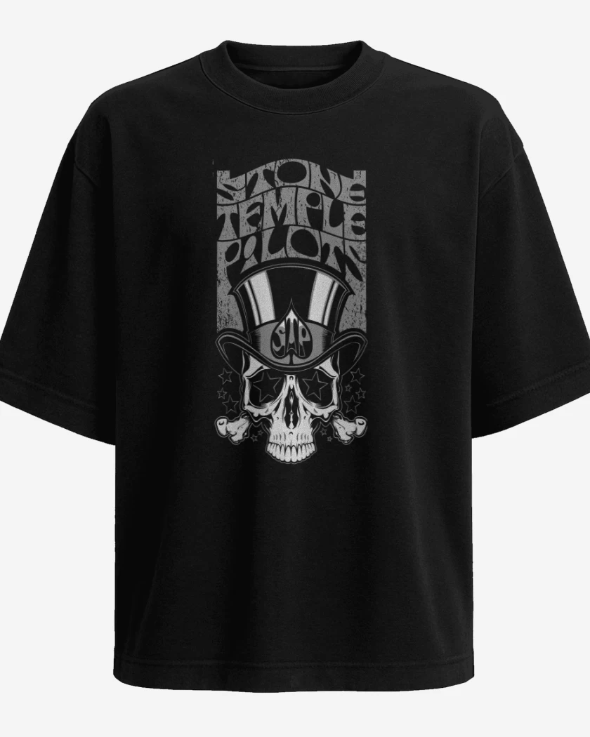 Polera Oversize Negro de Stone Temple Pilots 4