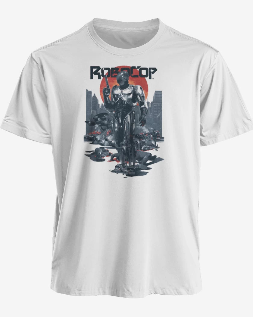 Polera premium Blanco de ROBOCOP