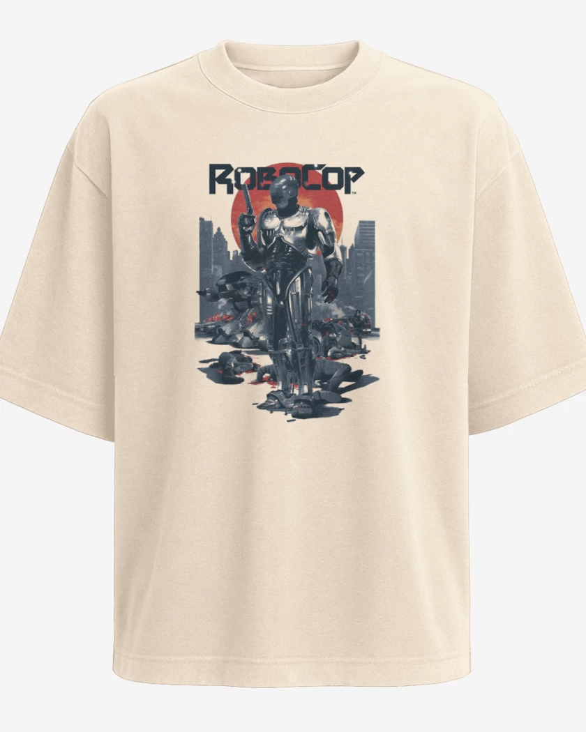 Polera Oversize Beige de ROBOCOP